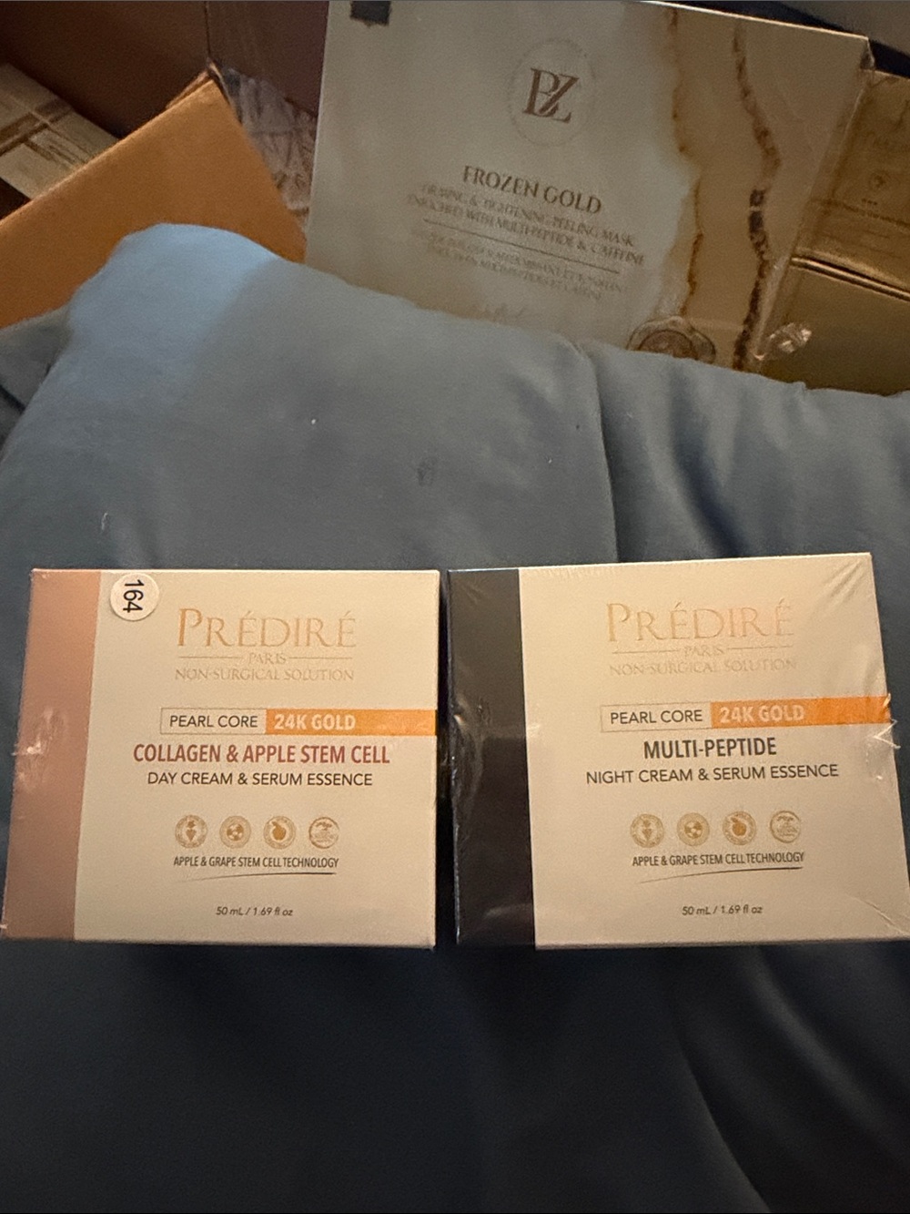 Predire Luxury 24K Gold Collagen & Multi-Peptide Cream Duo